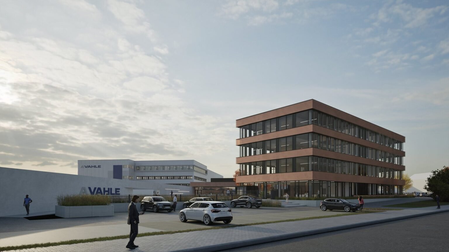 Bau des VAHLE Campus schreitet voran: Köster, Fehr und Stöcklin Logistik als Partner gewonnen
