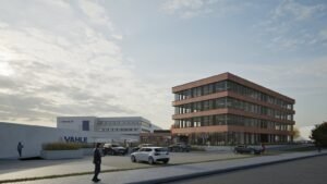 Bau des VAHLE Campus schreitet voran: Köster, Fehr und Stöcklin Logistik als Partner gewonnen